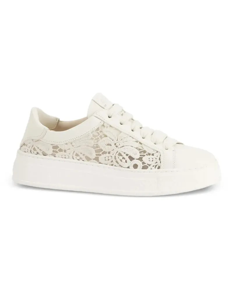 Attilio Giusti Leombruni lace sneakers - Nude Nude