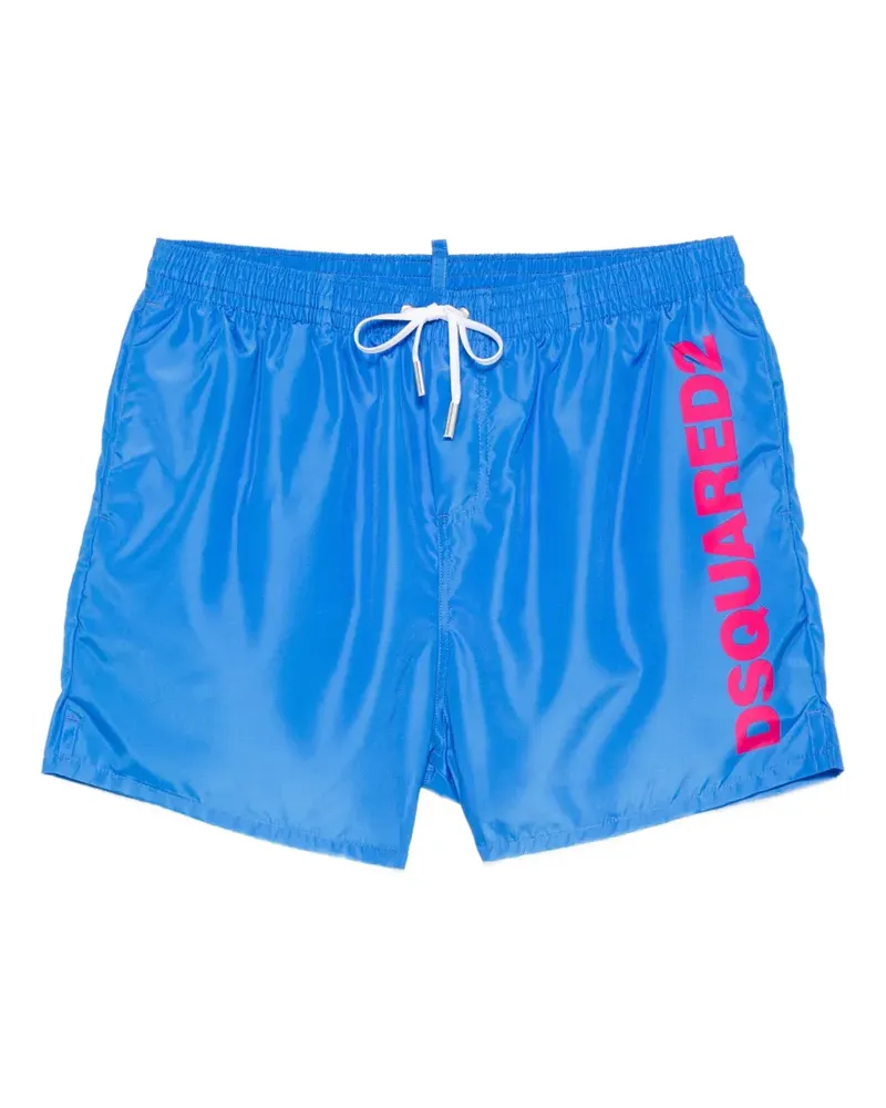 Dsquared2 Badeshorts mit Logo - Blau Blau
