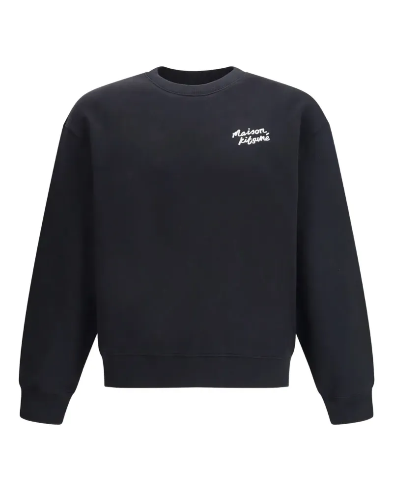 Kitsuné Sweatshirt mit Logo-Print - Blau Blau