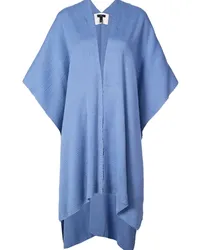 VOZ Oversized-Cardigan aus Baumwolle Blau