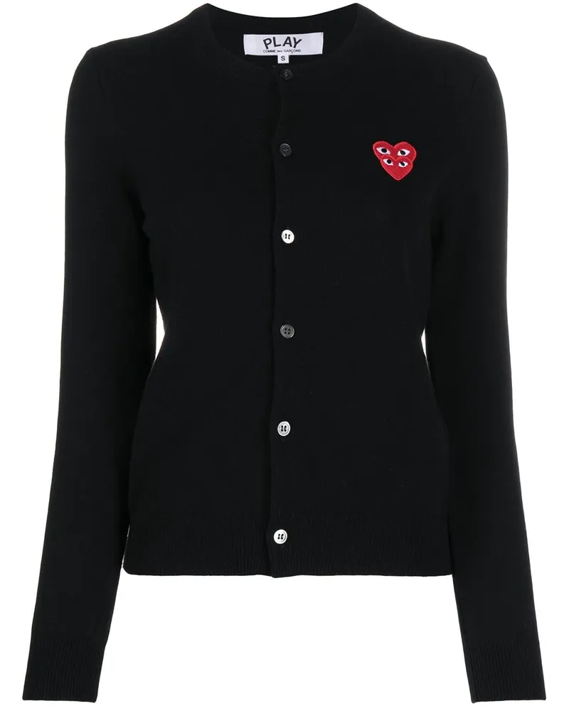 Comme des Garçons Cardigan aus Wolle - Schwarz Schwarz