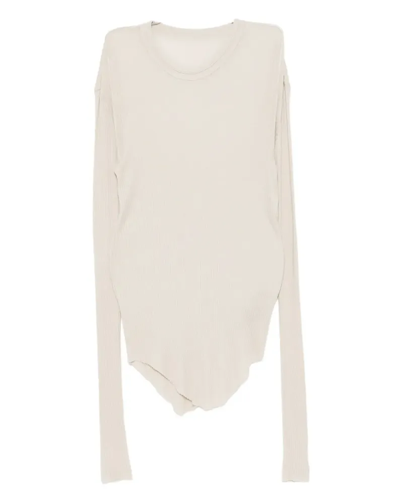 Julius T-Shirt mit ungesäumten Kanten - Nude Nude