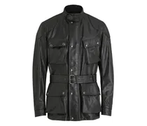 Trialmaster Lederjacke - Schwarz