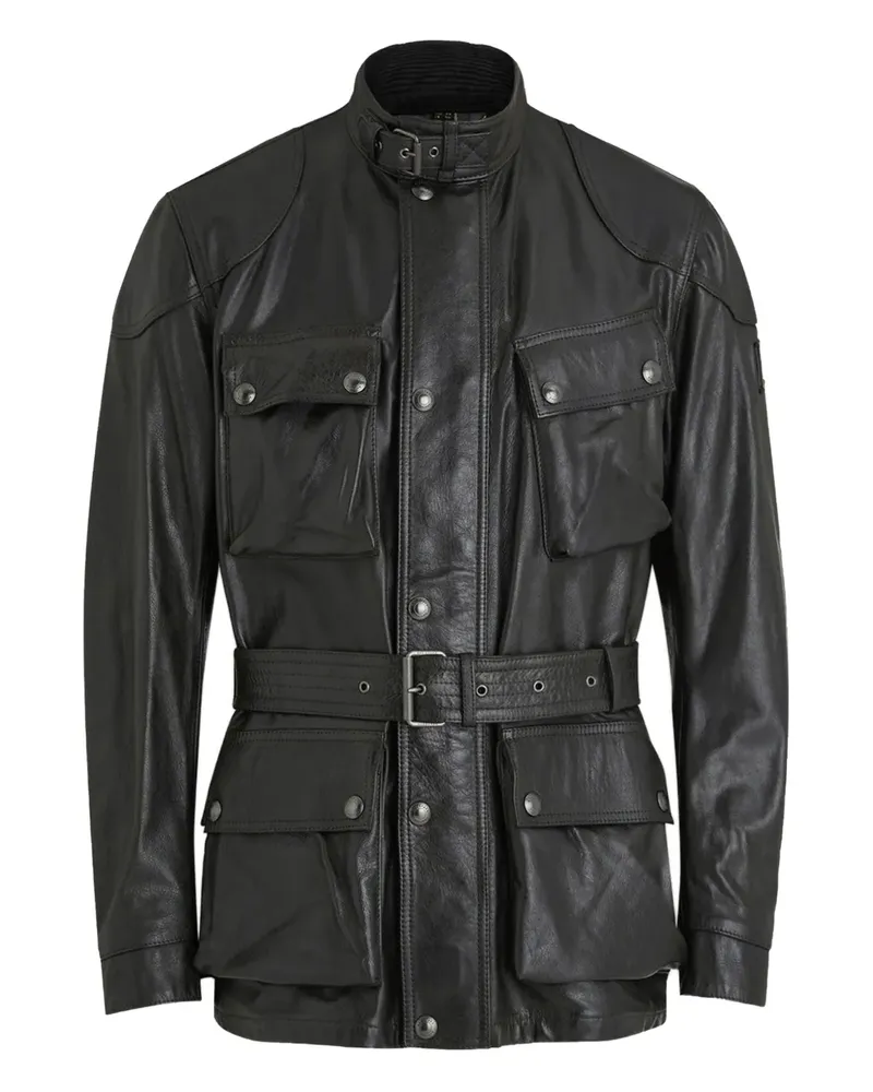 Belstaff Trialmaster Lederjacke - Schwarz Schwarz