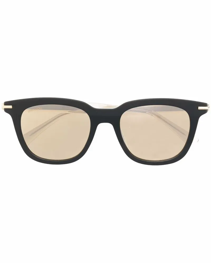Jimmy Choo Eckige Sonnenbrille - Schwarz Schwarz