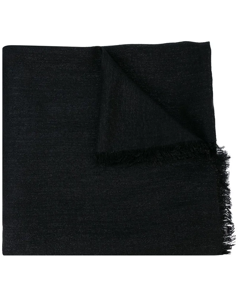 Brunello Cucinelli Karierter Schal - Schwarz Schwarz
