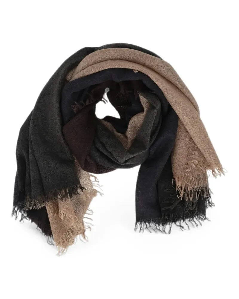 Faliero Sarti Cristiana frayed-edge scarf - Grau Grau