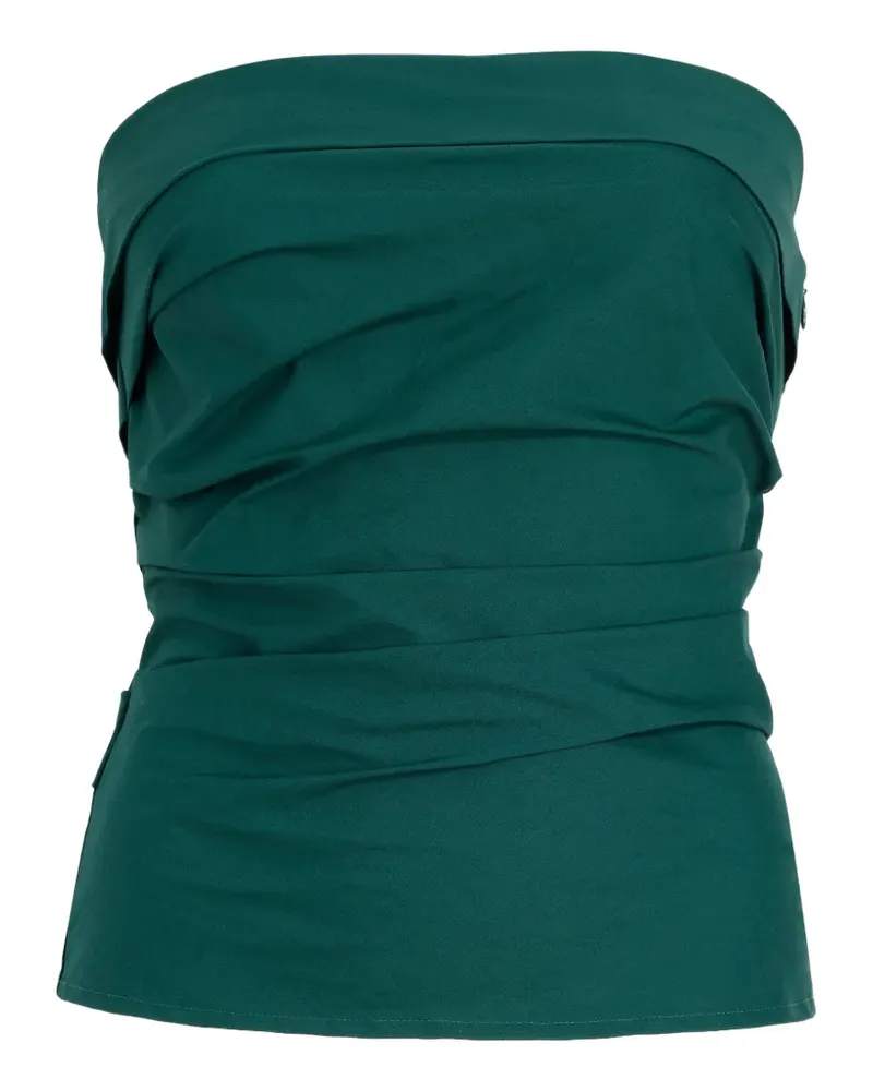 Proenza Schouler Schulterfreies Maisy Top - Grün Grün
