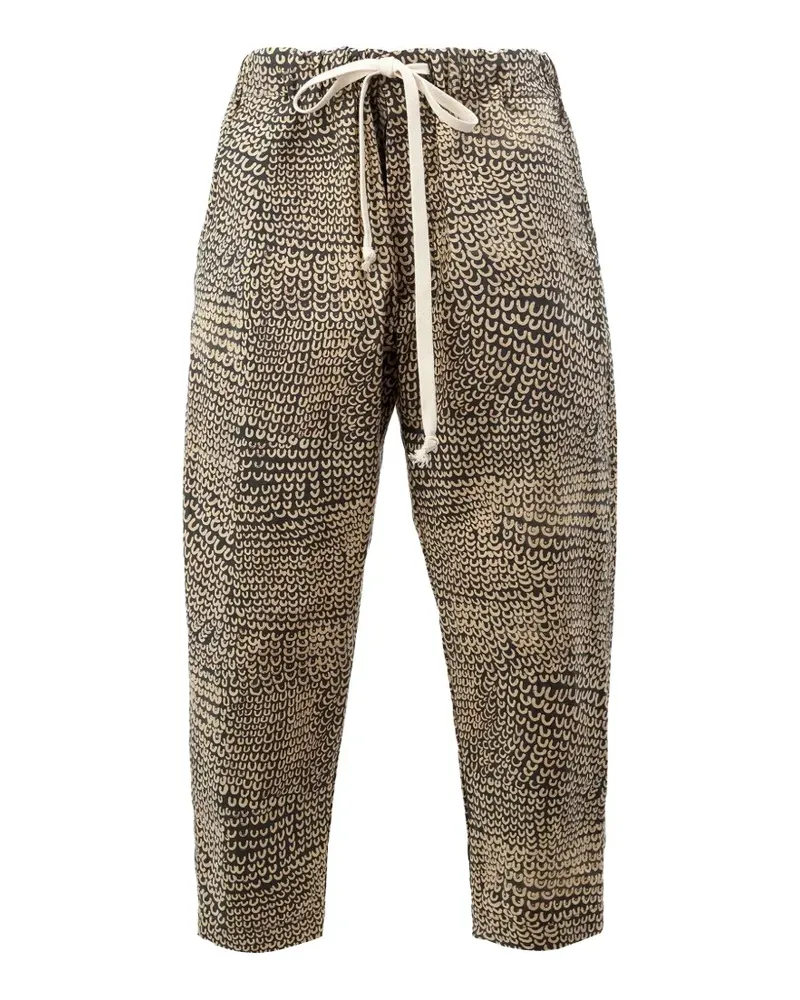 Uma Wang Hose mit Print - Nude Nude