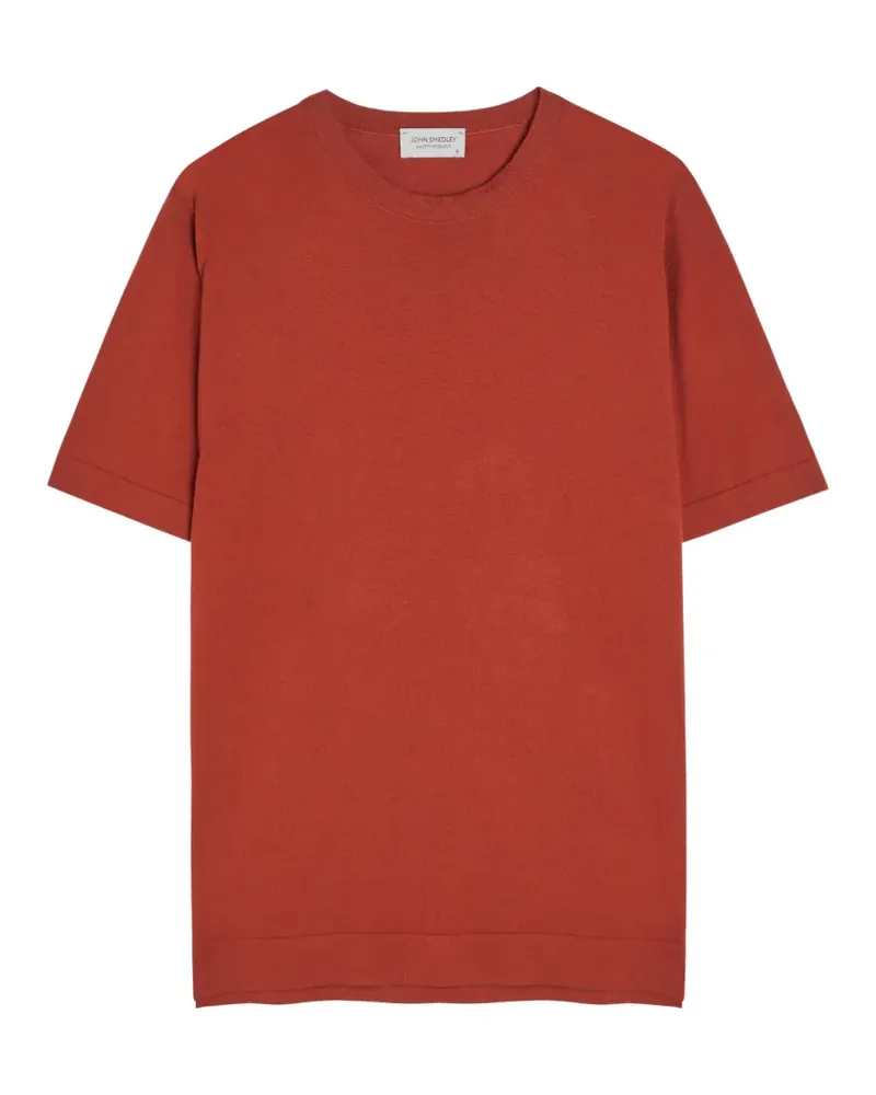 John Smedley Lorca T-Shirt - Rot Rot