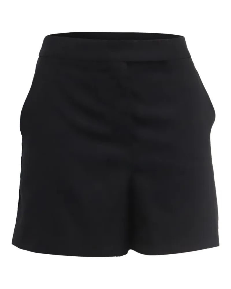 Max Mara 2020s Shorts mit geradem Bein - Schwarz Schwarz