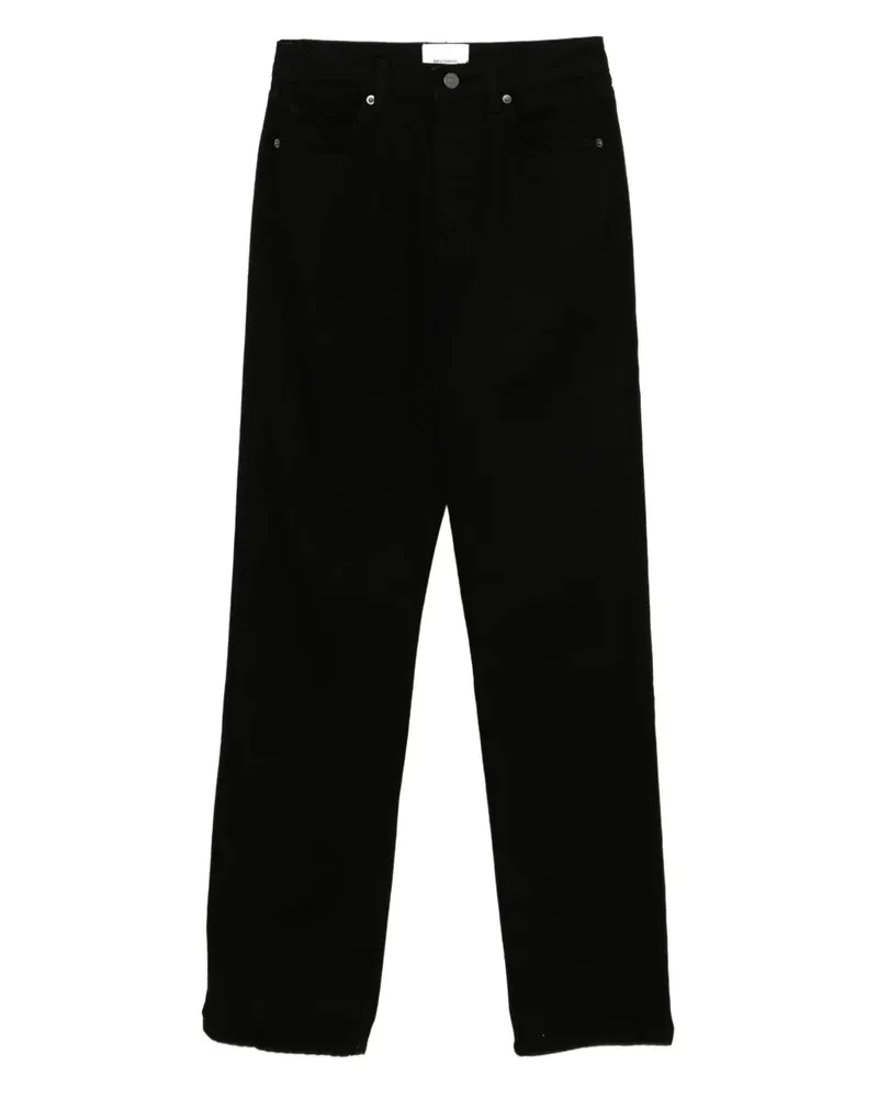 Reformation Cynthia Straight-Leg-Jeans - Schwarz Schwarz