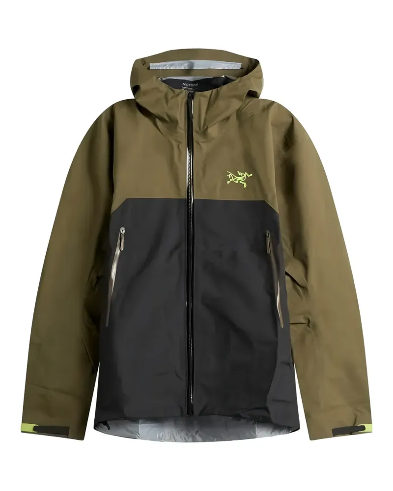 Arc'teryx Zweifarbige Beta Kapuzenjacke - Grün Grün