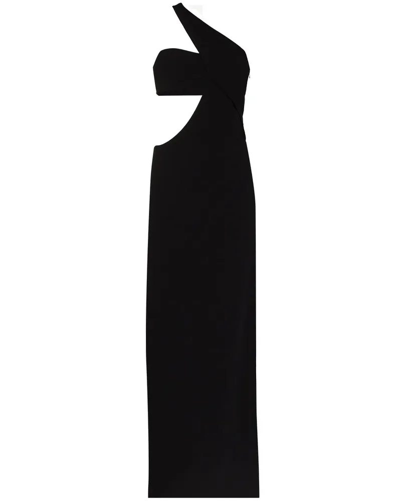 Mônot Einschultriges Kleid - Schwarz Schwarz
