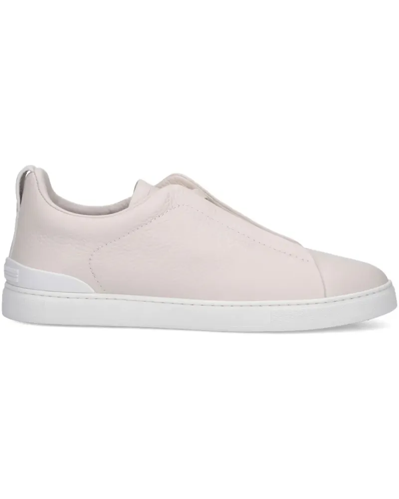 Ermenegildo Zegna Triple Stitch Sneakers - Nude Nude