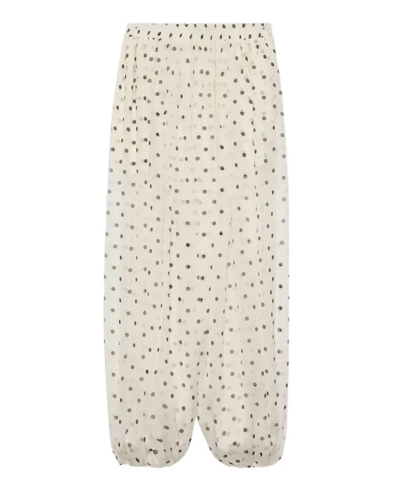 MSGM Hose mit Polka Dots - Nude Nude