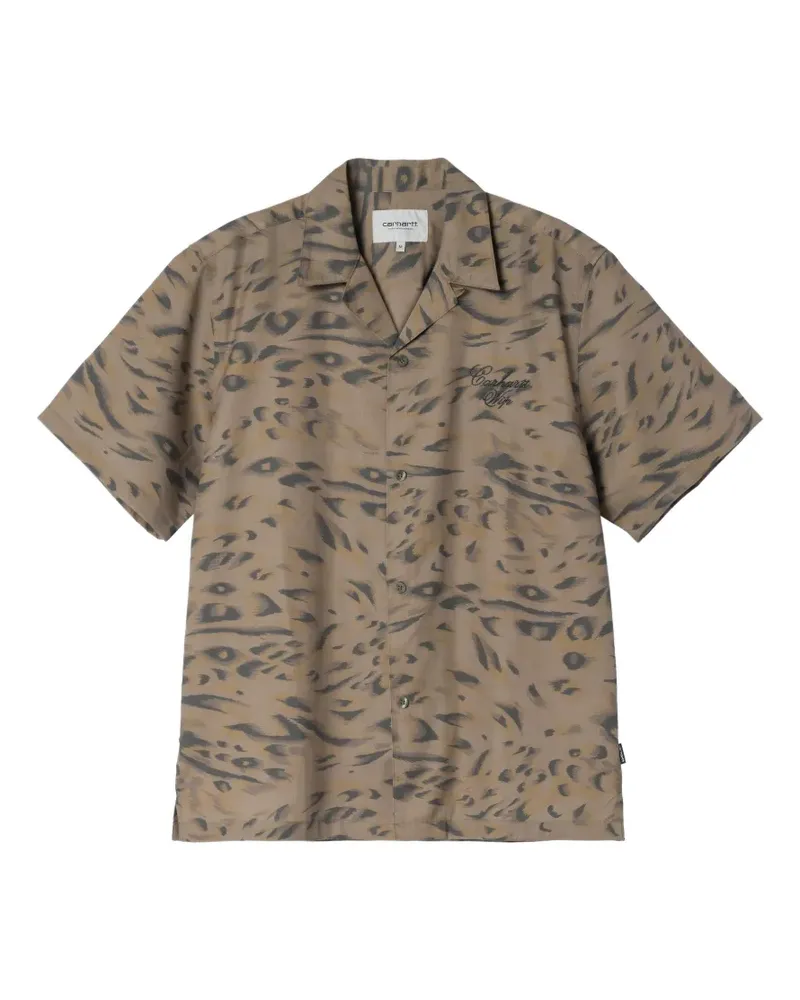 Carhartt WIP Travon Hemd mit Entenfedern-Print - Nude Nude