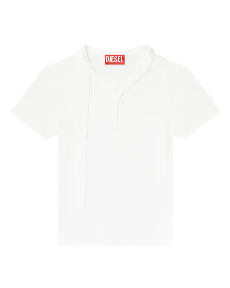 Diesel T-Iaras Top mit Nackenriemen - Weiß Weiß