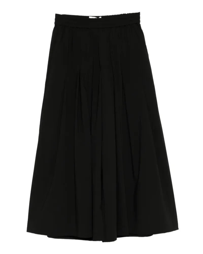 Feng Chen Wang Hose mit Bundfalten - Schwarz Schwarz