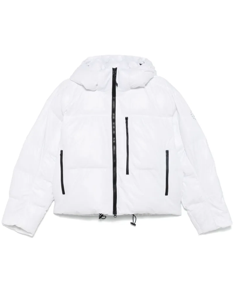 adidas Gefütterte Kapuzenjacke - Weiß Weiß