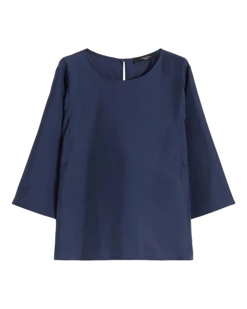 Max Mara bat-sleeve blouse - Blau Blau