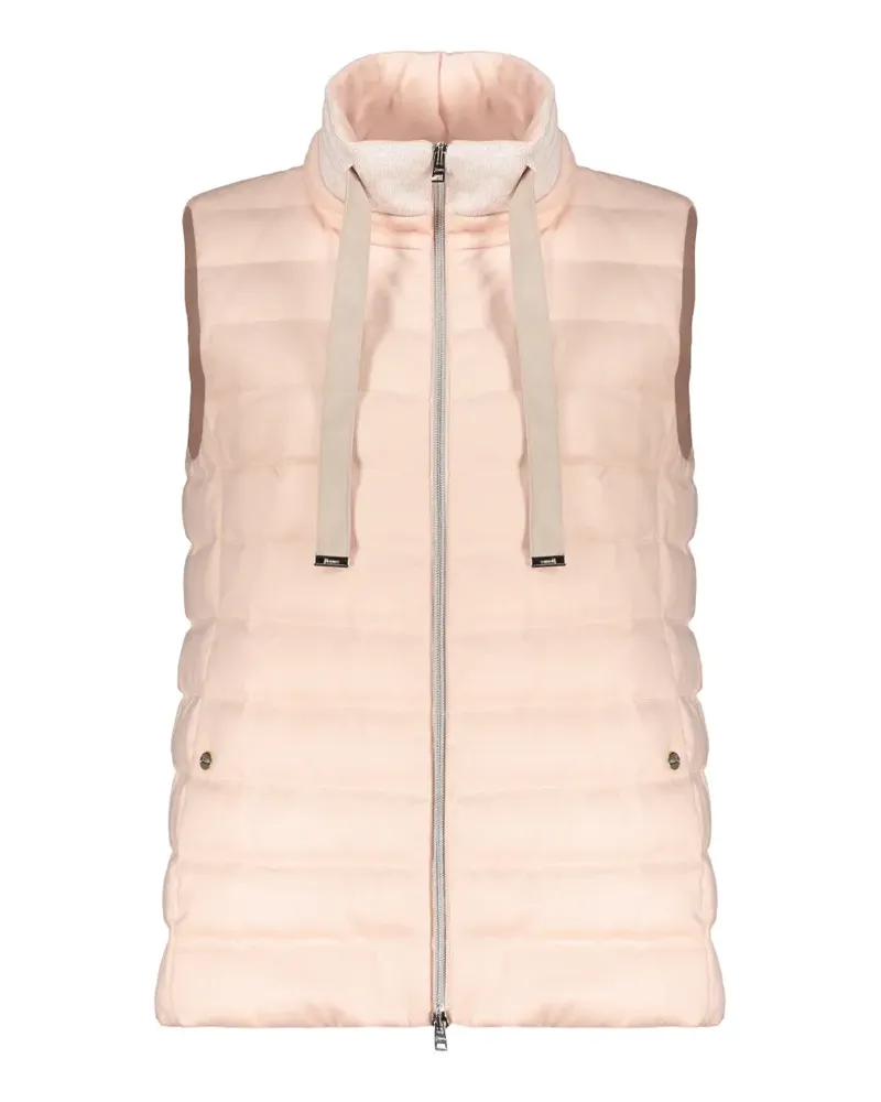 Herno hooded padded gilet - Rosa Rosa