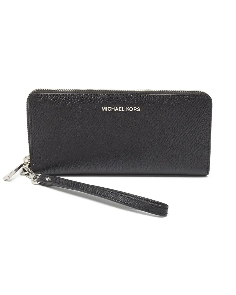Michael Kors Jet Set Portemonnaie - Schwarz Schwarz