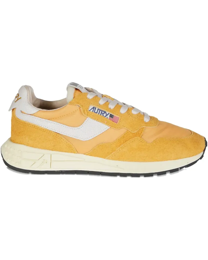 AUTRY Reelwind low panelled sneakers - Gelb Gelb