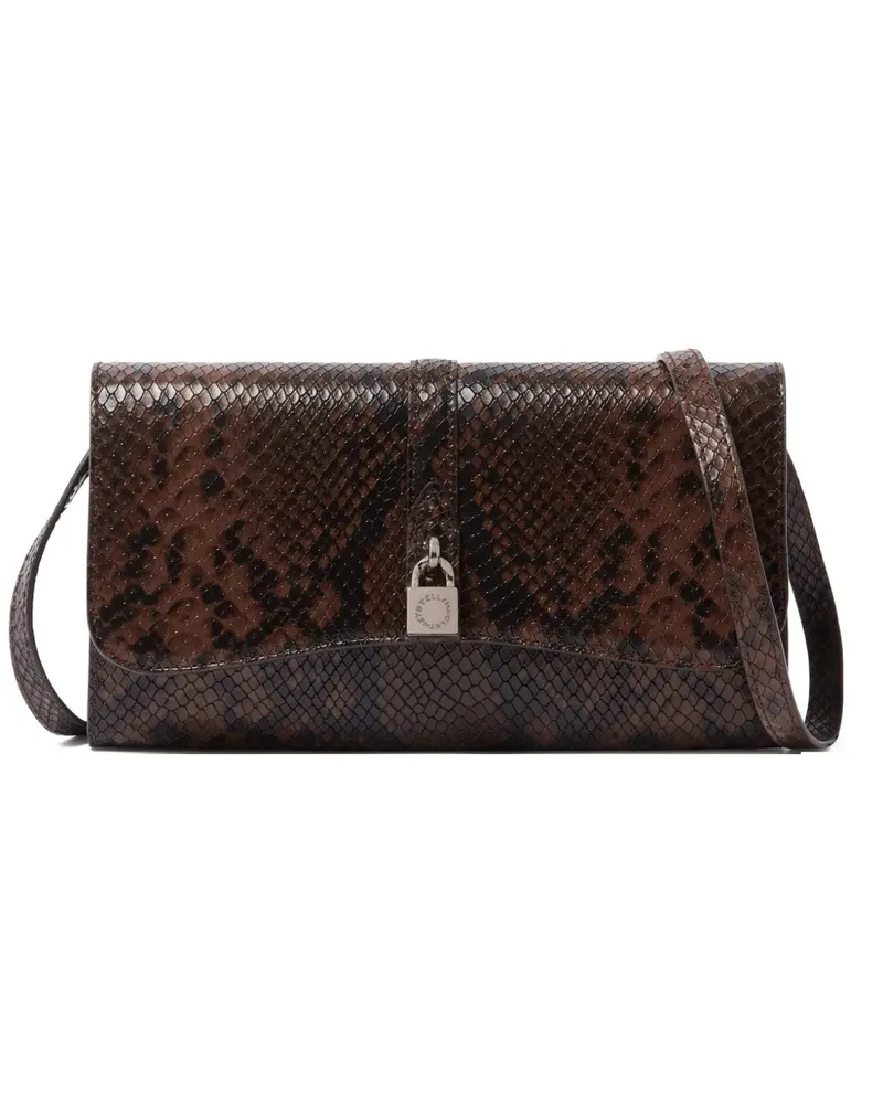 Stella McCartney Umhängetasche mit Schloss - Braun Braun