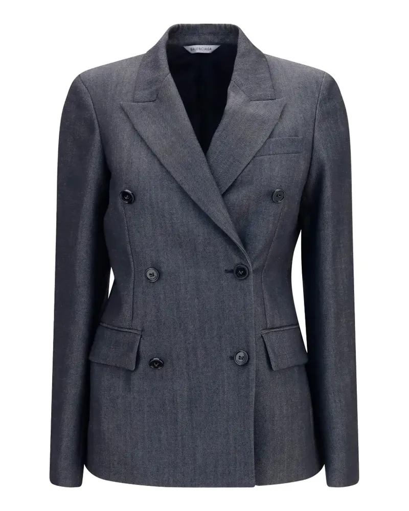 Balenciaga double-breasted tailored jacket - Grau Grau