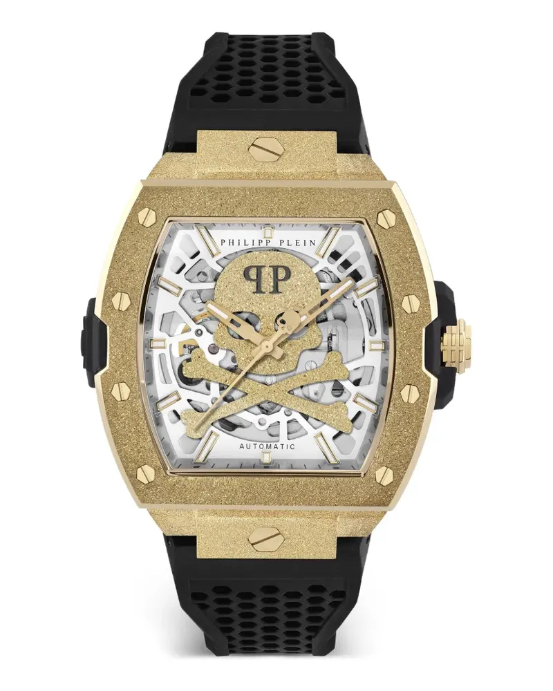 Philipp Plein The $keleton Frosted Armbanduhr 44mm - Gold Gold