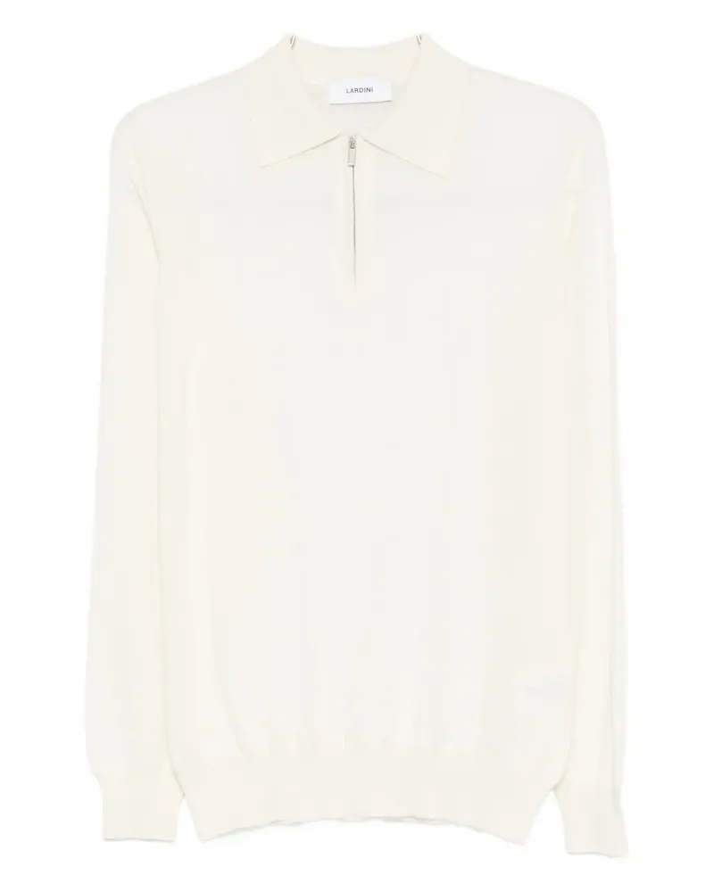 LARDINI half-zip polo shirt - Weiß Weiß