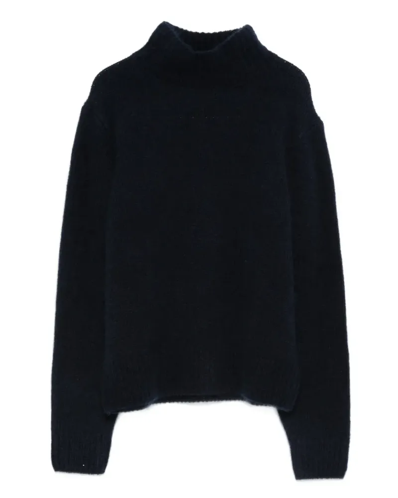 hemisphere Pullover mit Stehkragen - Blau Blau