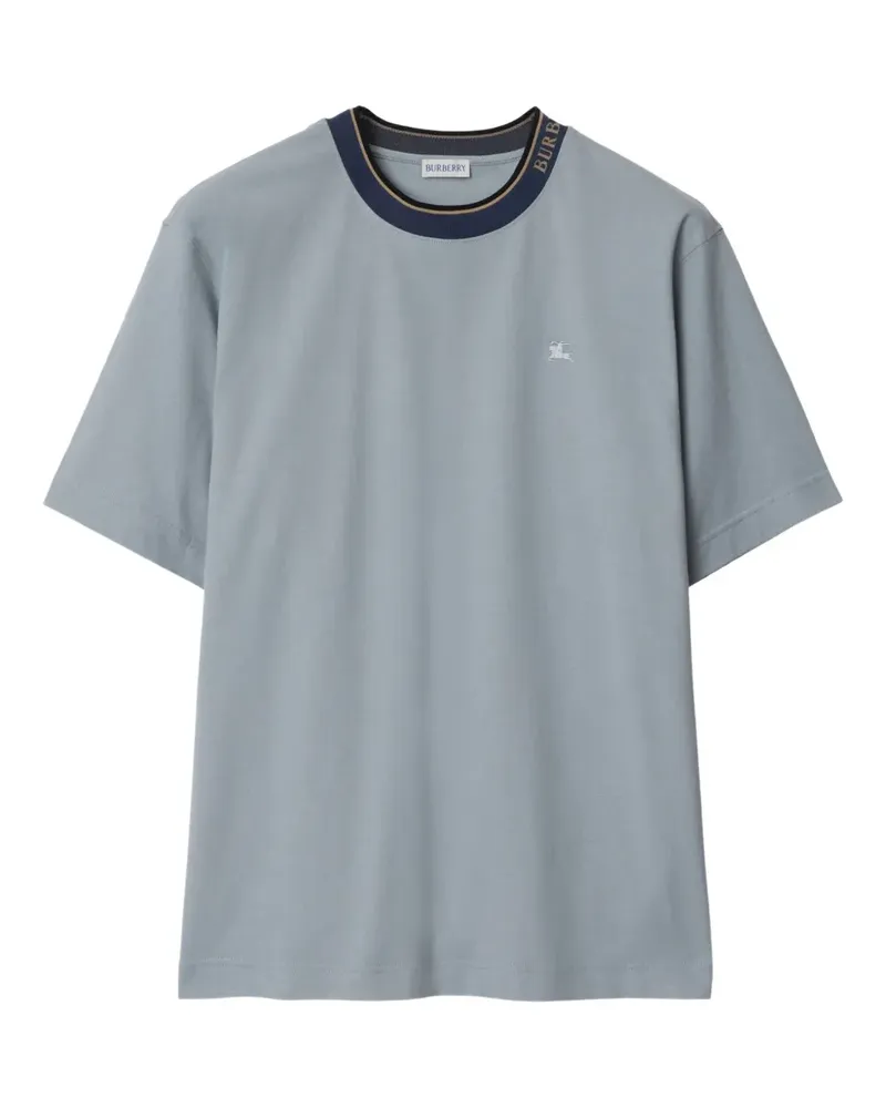 Burberry T-Shirt aus Baumwolle - Blau Blau