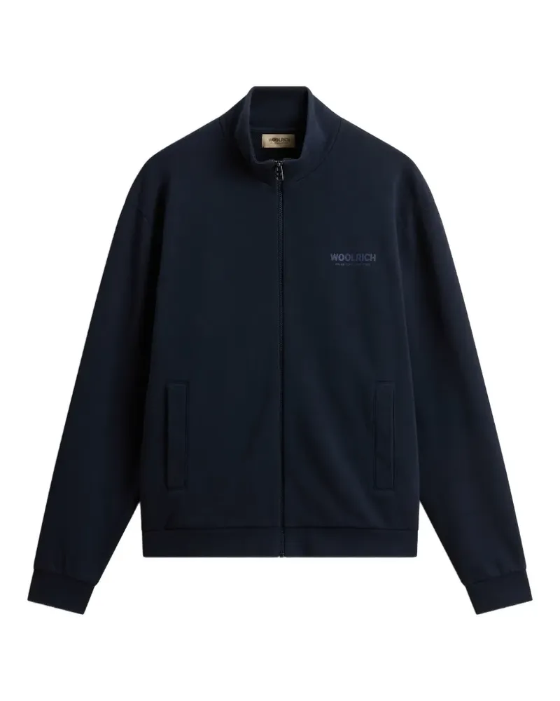 Woolrich full-zip logo sweatshirt - Blau Blau