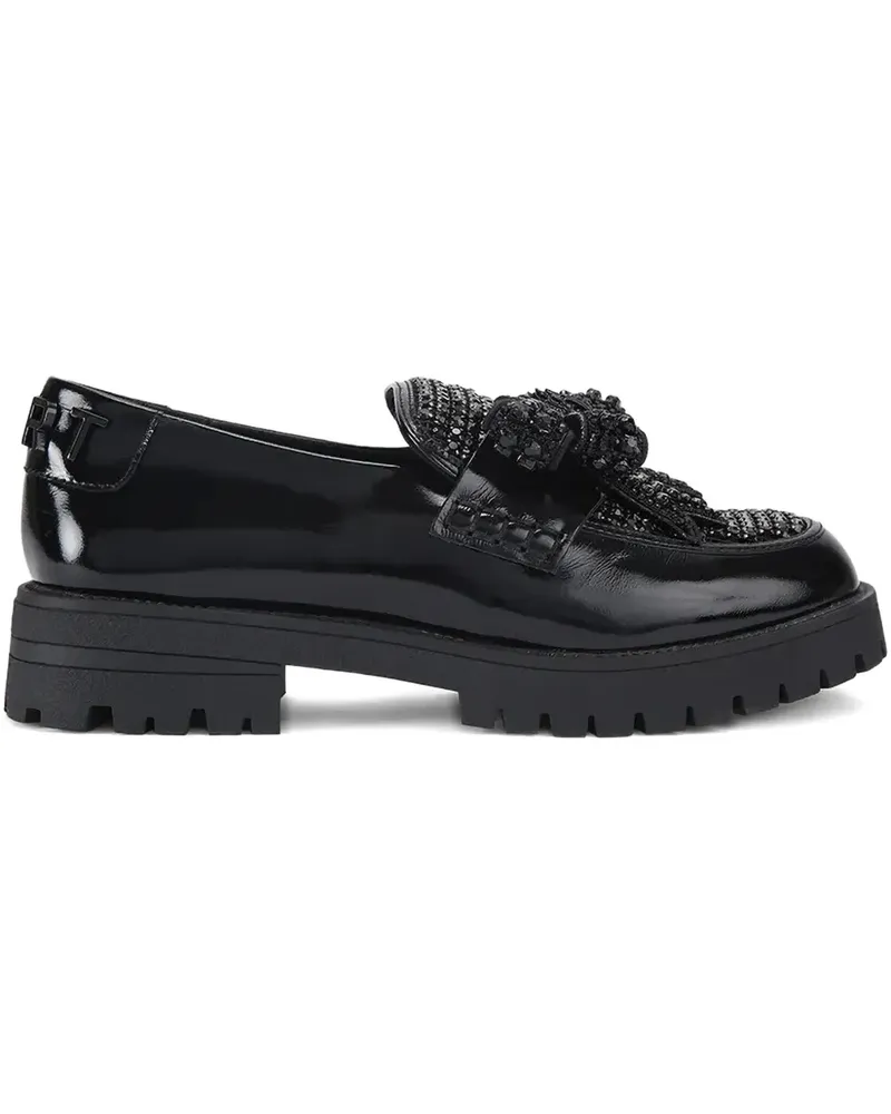 Kurt Geiger embellished loafers - Schwarz Schwarz