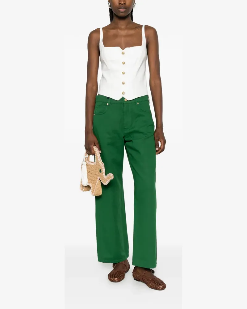 Alice + Olivia button tank top - Weiß Weiß