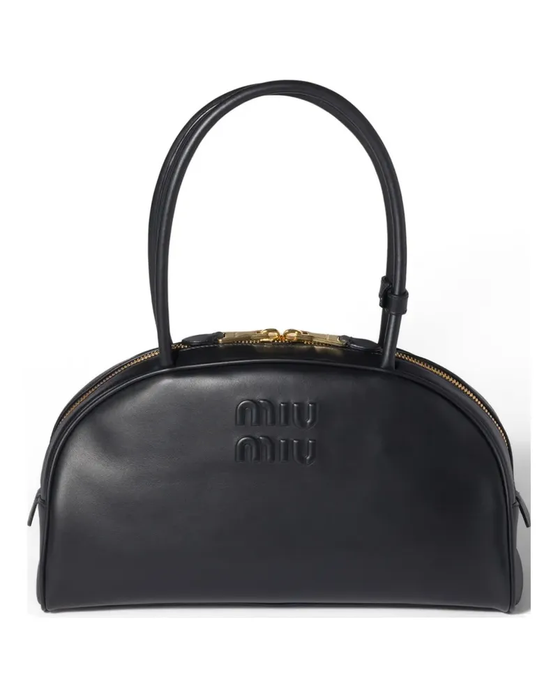 Miu Miu Beau leather bag - Schwarz Schwarz
