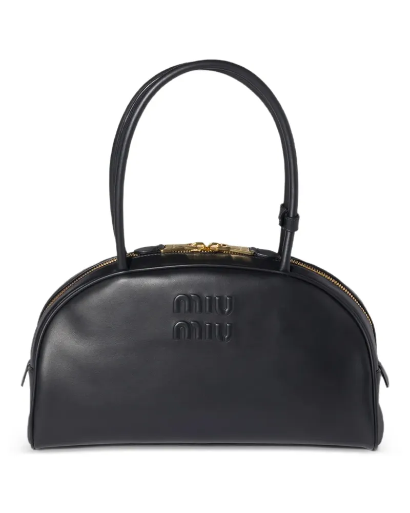 Miu Miu Beau leather bag - Schwarz Schwarz