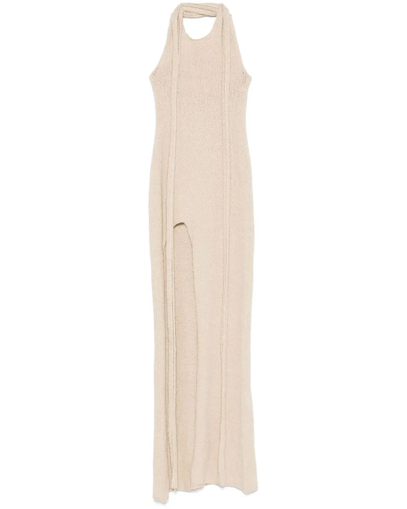 Aya Muse Gestricktes Midikleid - Nude Nude