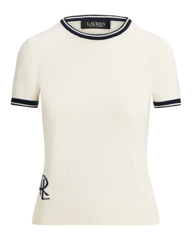 Ralph Lauren Tanktop mit gestreiftem Besatz - Nude Nude