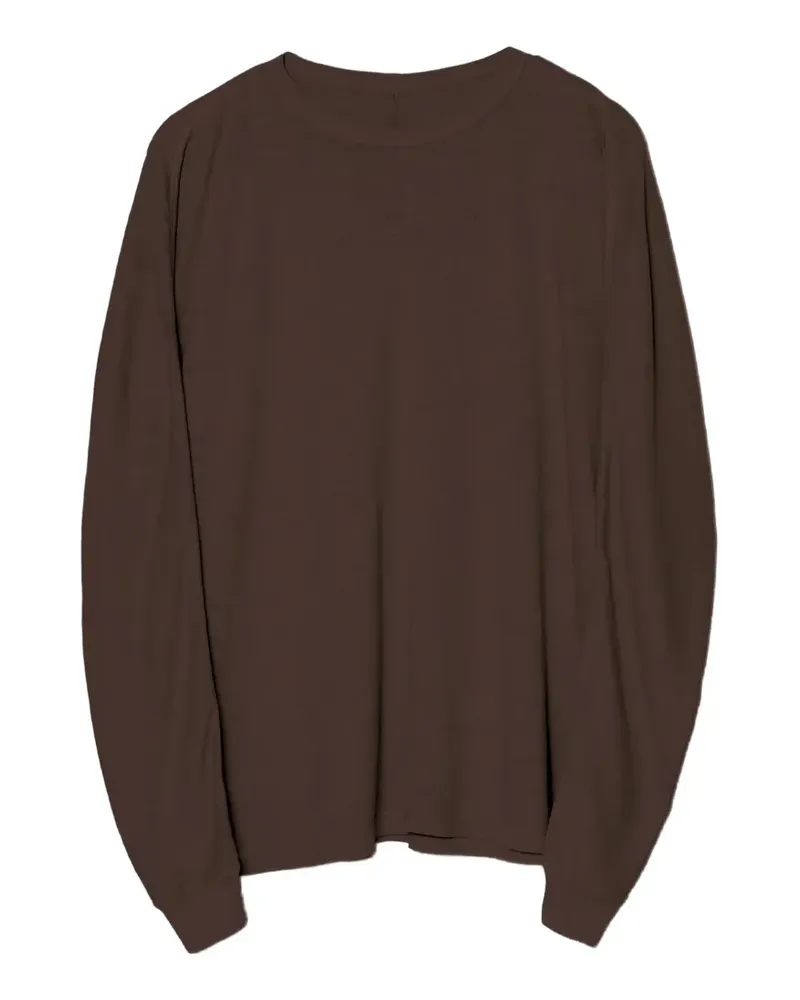 maharishi 245 Hemp Cross Loose long-sleeve T-shirt - Braun Braun