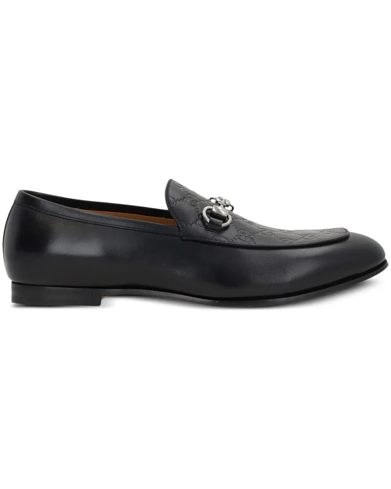 Gucci Loafer mit Horsebit-Schild - Schwarz Schwarz