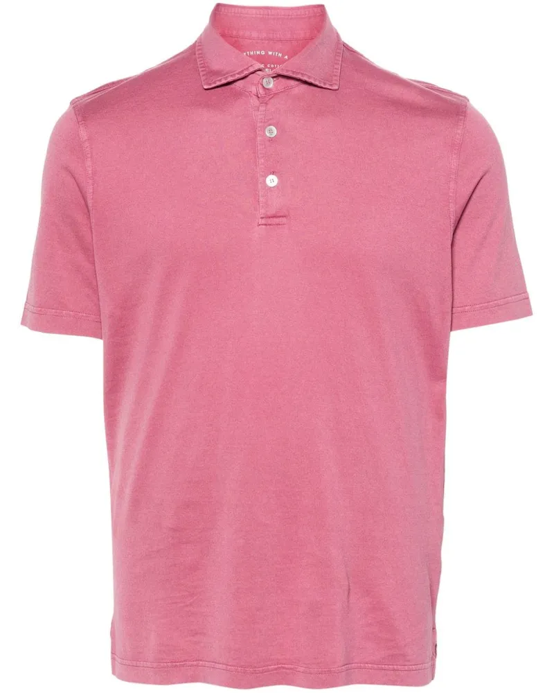 Fedeli Poloshirt mit kurzen Ärmeln - Rosa Rosa