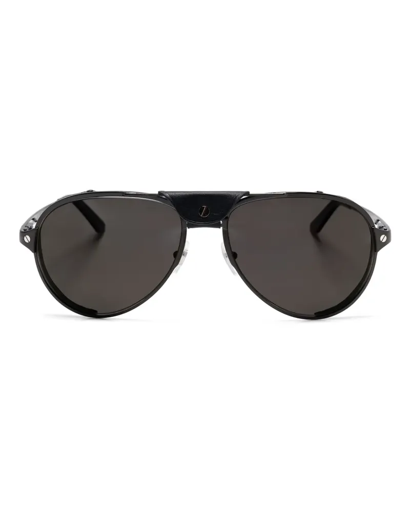 Cartier Santos de Cartier Pilotenbrille - Schwarz Schwarz