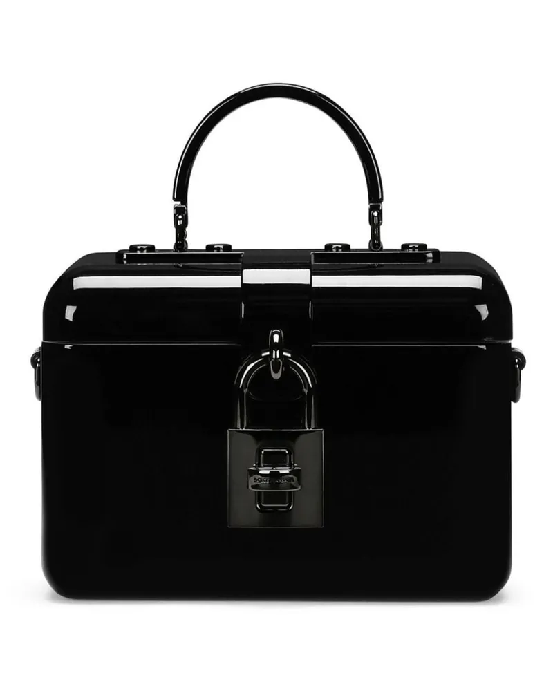 Dolce & Gabbana Handtasche mit Klappe - Schwarz Schwarz