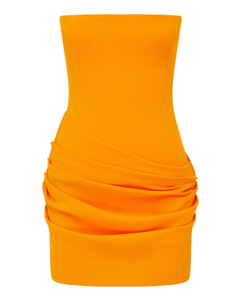 Alex Perry Drapiertes Minikleid - Orange Orange