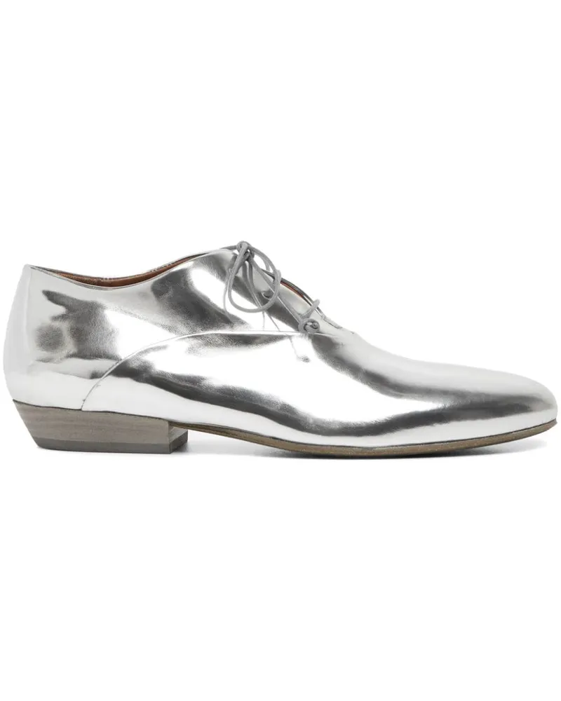 Marsèll Oxford-Schuhe in Metallic-Optik - Silber Silber