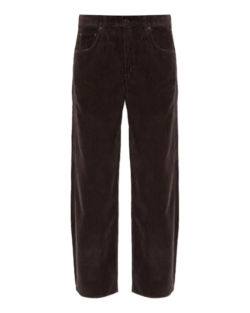 AGOLDE Low Curve Cordhose - Braun Braun