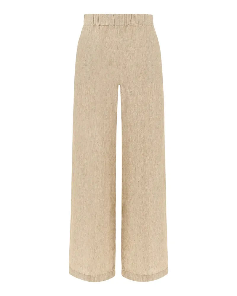 Paul & Shark linen palazzo pants - Nude Nude